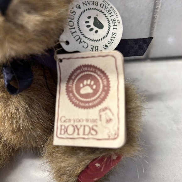 Boyds Bear The Archive Collection Patriotic Betsie 6” Jointed Teddy Bear Plush - Picture 4 of 7